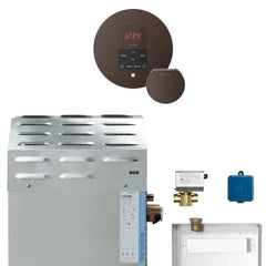 Mr.Steam Super Butler 10kW Steam Shower Generator Package with iTempoPlus Control in Round, Oil-Rubbed Bronze - Green Vista Living