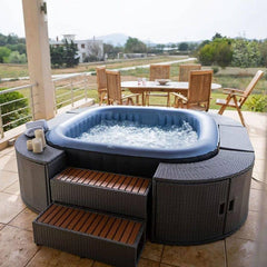 MSpa Tekapo - Comfort Series Square Bubble Spa | 6 Person - Green Vista Living