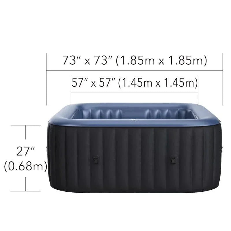 MSpa Tekapo - Comfort Series Square Bubble Spa | 6 Person - Green Vista Living