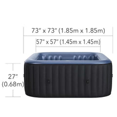MSpa Tekapo - Comfort Series Square Bubble Spa | 6 Person - Green Vista Living