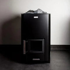 Narvi NC 16 Black, 17kW Wood-Burning Sauna Stove - Green Vista Living