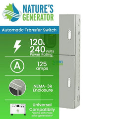 Nature's Generator 125A Automatic Transfer Switch - Green Vista Living