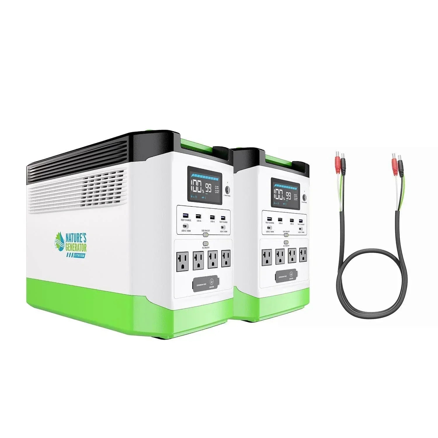 Nature's Generator Lithium 1800 Combo - Green Vista Living