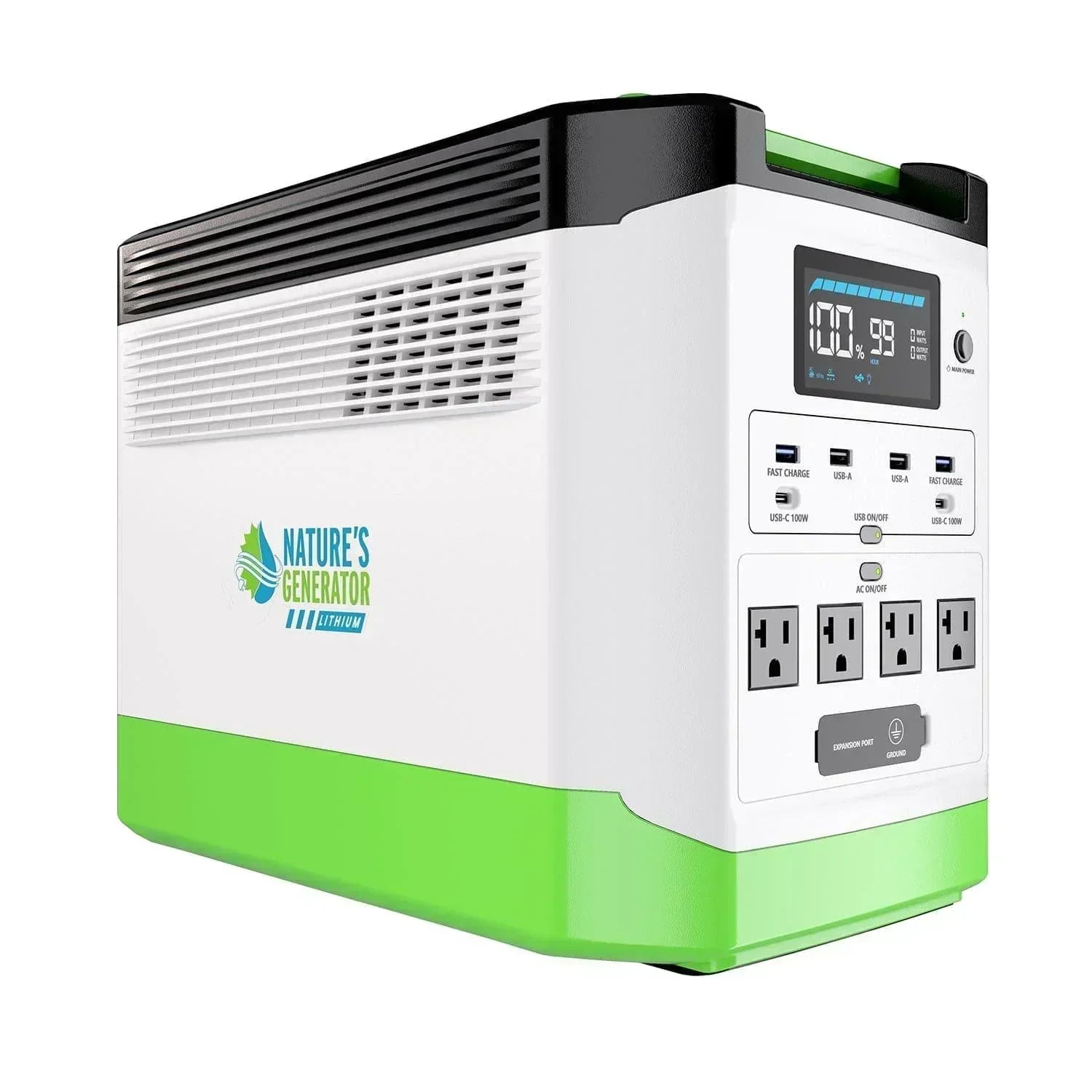 Nature's Generator Lithium 1800 Solar and Wind Generator - Green Vista Living