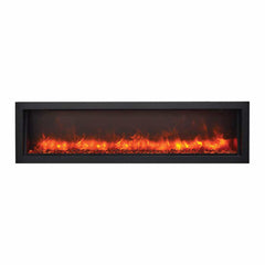 Amantii 72 Inch Panorama Slim BI-72-SLIM-OD Linear Indoor or Outdoor Electric Fireplace