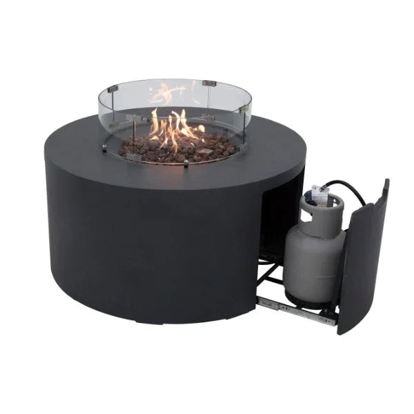 Elementi Pacaya Fire Table With Propane Tank Drawer OFG311 - Green Vista Living