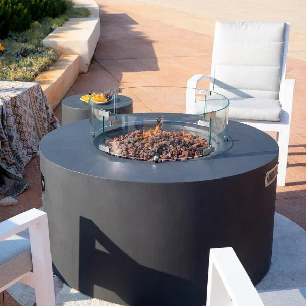 Elementi Pacaya Fire Table With Propane Tank Drawer OFG311 - Green Vista Living
