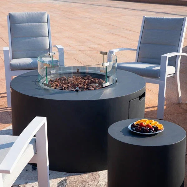 Elementi Pacaya Fire Table With Propane Tank Drawer OFG311 - Green Vista Living