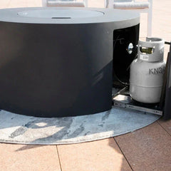 Elementi Pacaya Fire Table With Propane Tank Drawer OFG311 - Green Vista Living