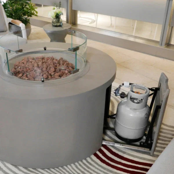 Elementi Pacaya Fire Table With Propane Tank Drawer OFG311 - Green Vista Living