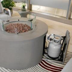 Elementi Pacaya Fire Table With Propane Tank Drawer OFG311 - Green Vista Living