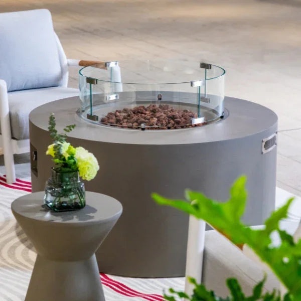 Elementi Pacaya Fire Table With Propane Tank Drawer OFG311 - Green Vista Living