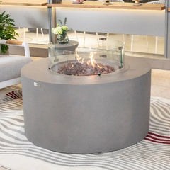 Elementi Pacaya Fire Table With Propane Tank Drawer OFG311 - Green Vista Living