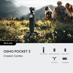 DJI Osmo Pocket 3 Creator Combo 1-Inch CMOS & 4K/120fps