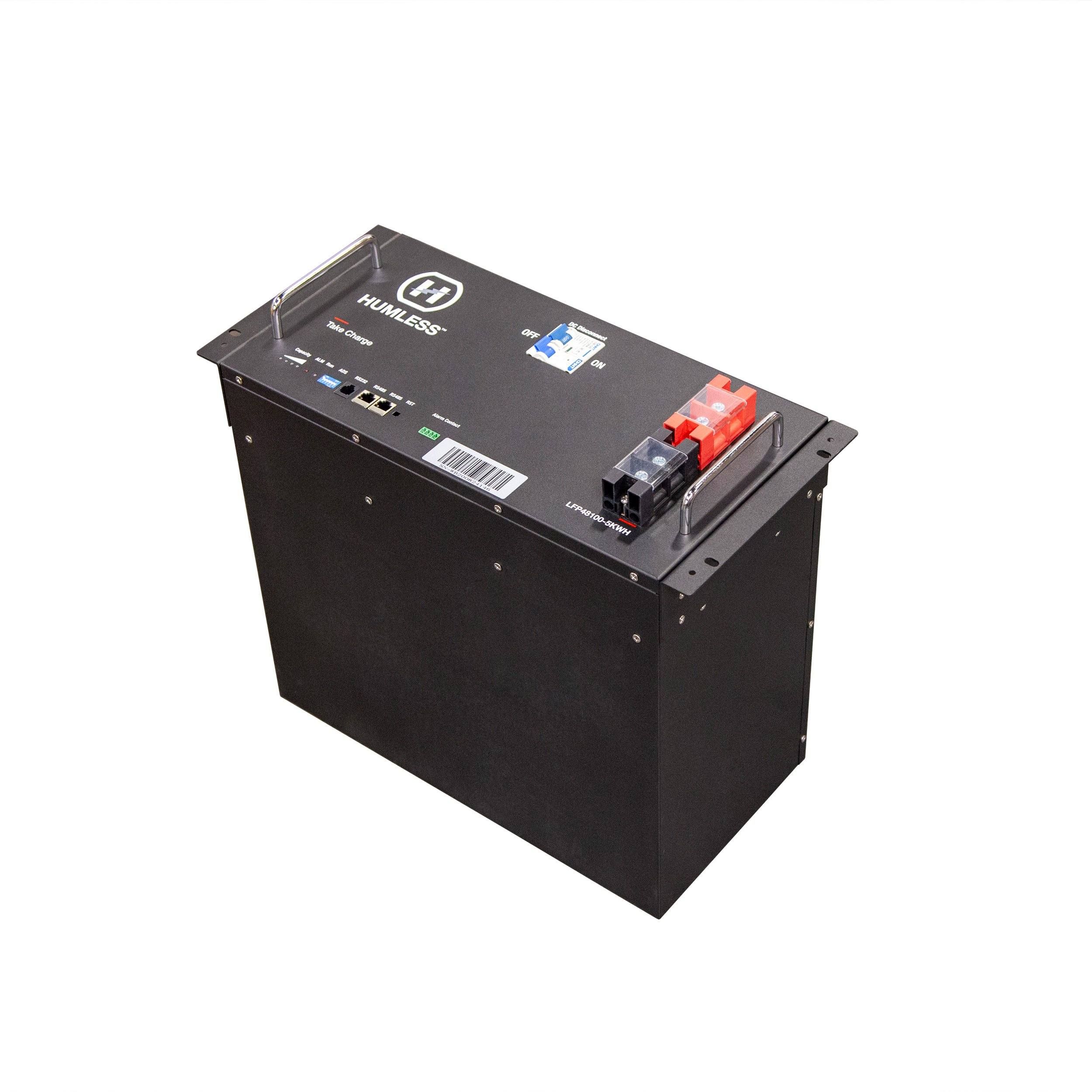 Humless Rack-mountable 5kWh 51.2 V LiFePO4 Battery - Green Vista Living