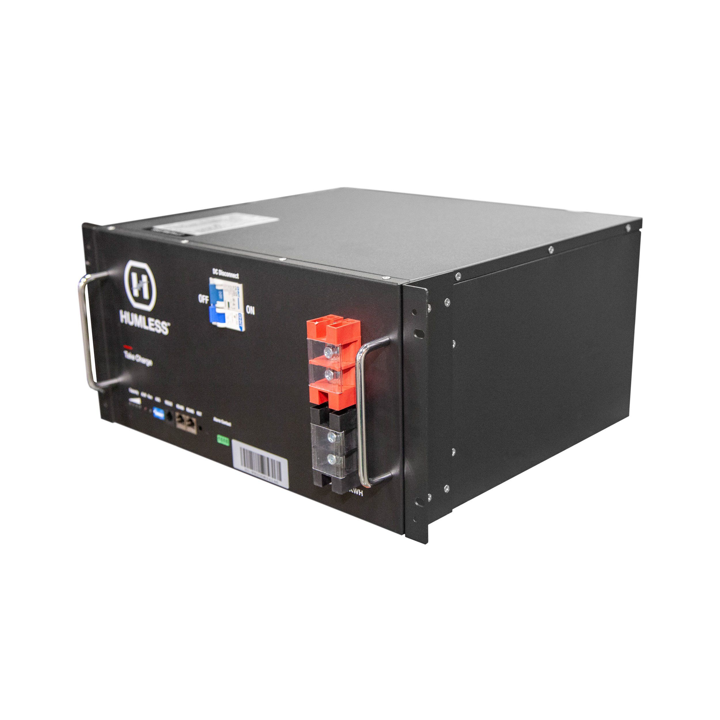Humless Rack-mountable 5kWh 51.2 V LiFePO4 Battery - Green Vista Living