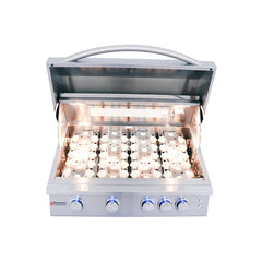 RCS Premier 32" Built-in Grill with LED Lights RJC32AL