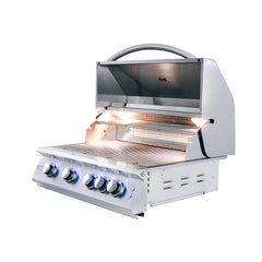 RCS Premier 32" Built-in Grill with LED Lights RJC32AL