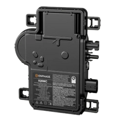 Enphase IQ8MC microinverter black solar power device with mounting brackets