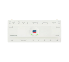 SMA Data Manager white front panel with ports and LED indicators for solar inverter systems
