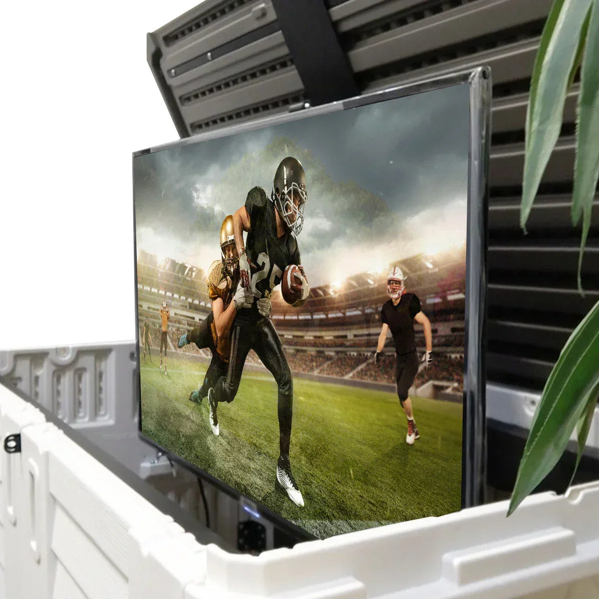 MirageVision Econo Lift with Silver Series 43" or 50" Outdoor TV - Green Vista Living