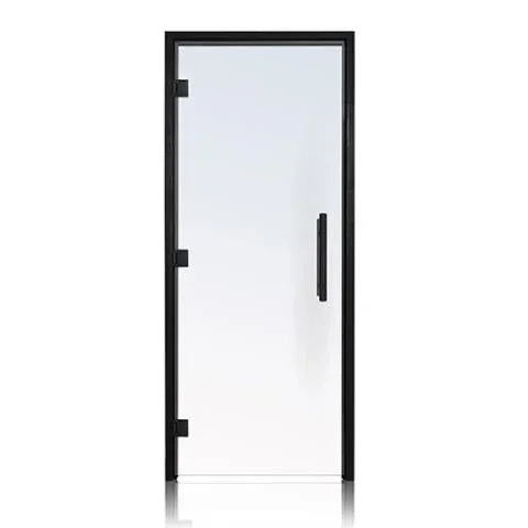 ProSaunas Clear ADA Glass Sauna Door 36x81 Black Alder - Green Vista Living