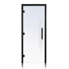 ProSaunas Clear ADA Glass Sauna Door 36x81 Black Alder