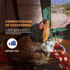 10'x10' Prota Canvas Tent - Green Vista Living