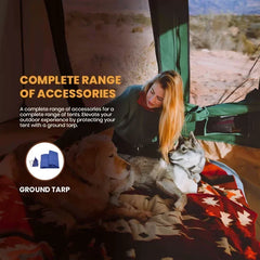 10'x10' Prota Canvas Tent - Green Vista Living