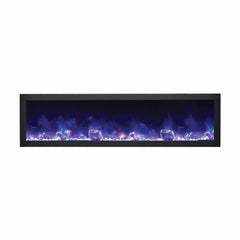 Amantii BI 60” SLIM Panorama Indoor/Outdoor Electric Fireplace with Remote