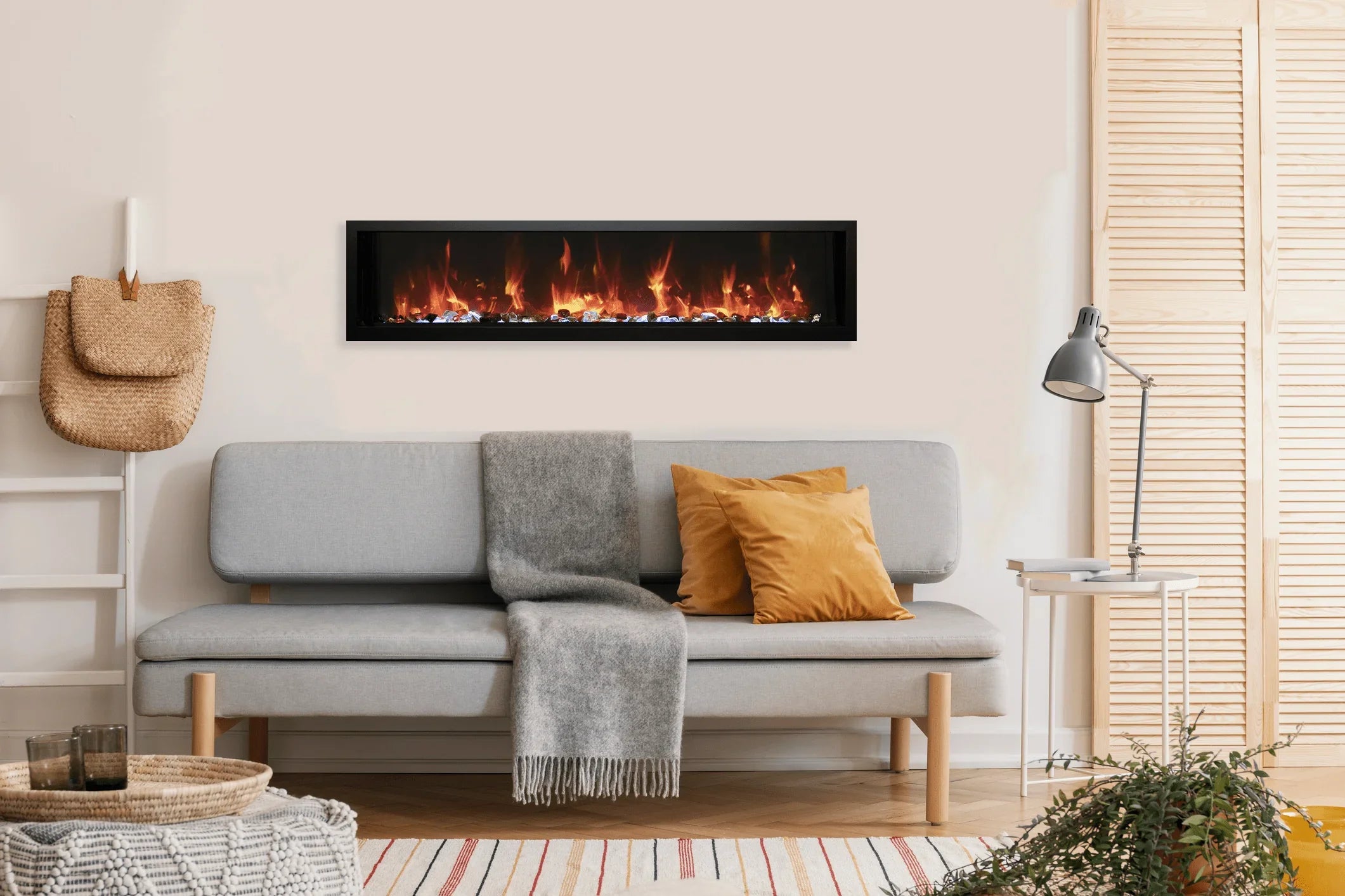 Remii WM-SLIM Smart Electric Fireplace - Green Vista Living