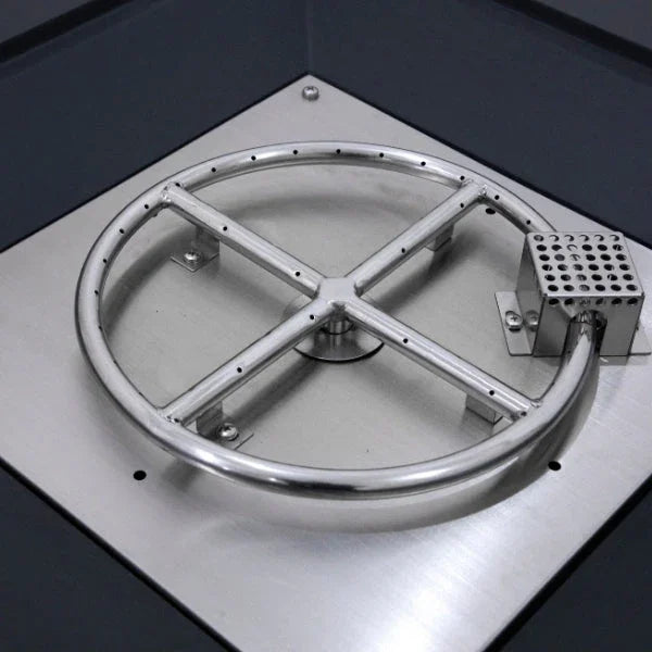 Elementi Rocky Fire Table With Propane Tank Drawer OFG310 - Green Vista Living