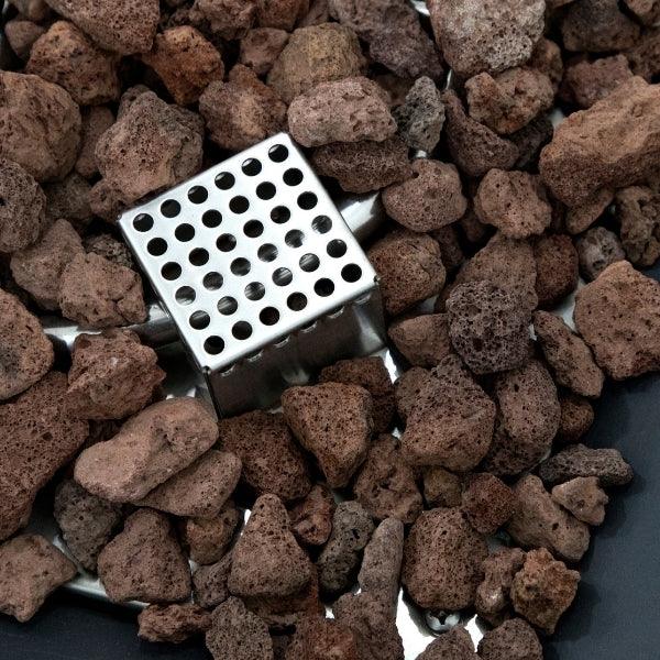 Elementi Rocky Fire Table With Propane Tank Drawer OFG310 - Green Vista Living