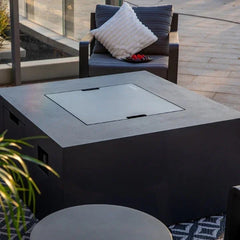 Elementi Rocky Fire Table With Propane Tank Drawer OFG310 - Green Vista Living