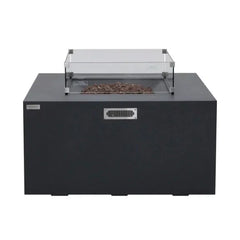 Elementi Rocky Fire Table With Propane Tank Drawer OFG310 - Green Vista Living