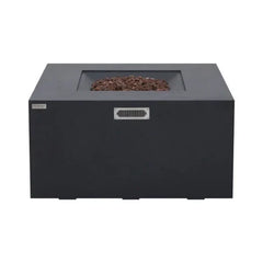 Elementi Rocky Fire Table With Propane Tank Drawer OFG310 - Green Vista Living