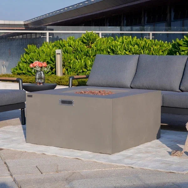 Elementi Rocky Fire Table With Propane Tank Drawer OFG310 - Green Vista Living