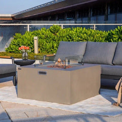 Elementi Rocky Fire Table With Propane Tank Drawer OFG310 - Green Vista Living