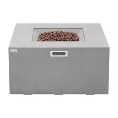 Elementi Rocky Fire Table With Propane Tank Drawer OFG310 - Green Vista Living