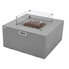 Elementi Rocky Fire Table With Propane Tank Drawer OFG310 - Green Vista Living