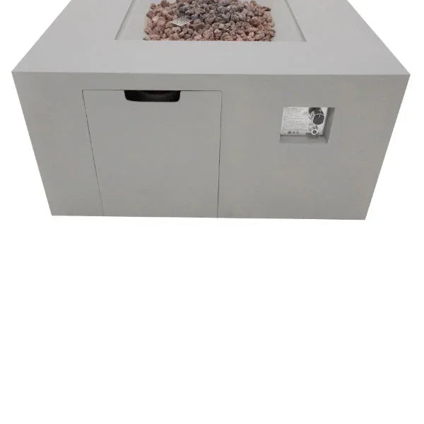 Elementi Rocky Fire Table With Propane Tank Drawer OFG310 - Green Vista Living