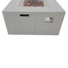 Elementi Rocky Fire Table With Propane Tank Drawer OFG310 - Green Vista Living