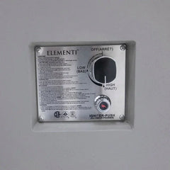 Elementi Rocky Fire Table With Propane Tank Drawer OFG310 - Green Vista Living