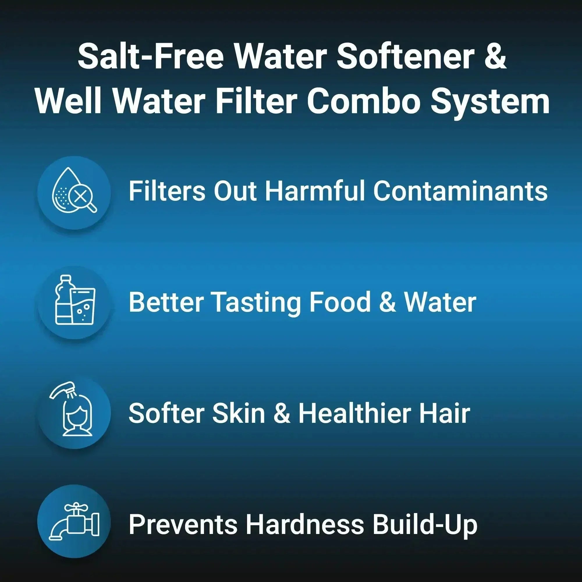 RKIN - Salt-Free Water Softener and Well Water Filter Combo - Green Vista Living