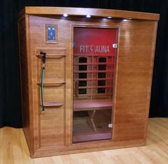 FitSauna DIY Exercise Sauna, Hemlock, 3-Person, 69” x 53” x 80”