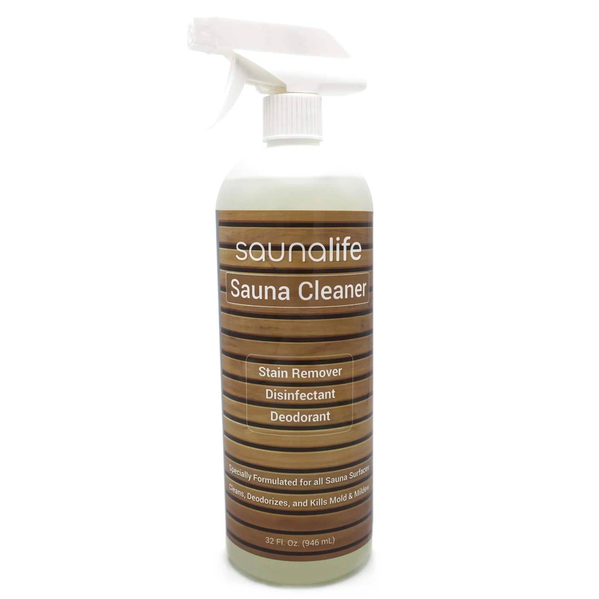 SaunaLife Sauna Cleaner, Sauna Wood Cleaner, Disinfectant, and Deodorizer - Green Vista Living