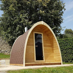 SaunaLife Model G3 Outdoor Home Sauna | 6 Persons - Green Vista Living