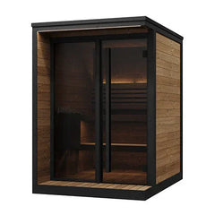 SaunaLife Model GL4 Outdoor Sauna Kit | 4 Persons - Green Vista Living