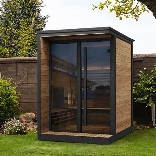SaunaLife Model GL4 Outdoor Sauna Kit | 4 Persons - Green Vista Living