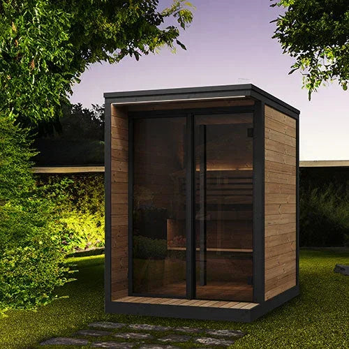 SaunaLife Model GL4 Outdoor Sauna Kit | 4 Persons - Green Vista Living